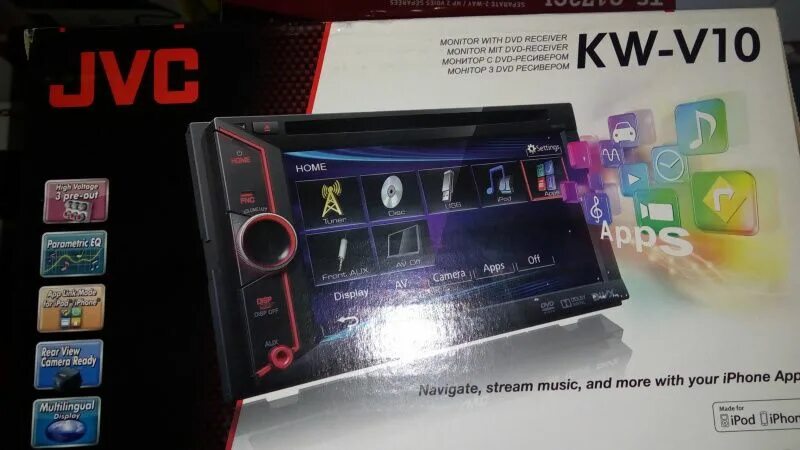 JVC 2din KW-V10